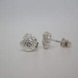 Sterling Silver Barnacle Seashell Studs